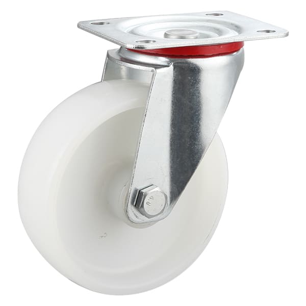 Swivel White Polypropylene  Industrial Castors