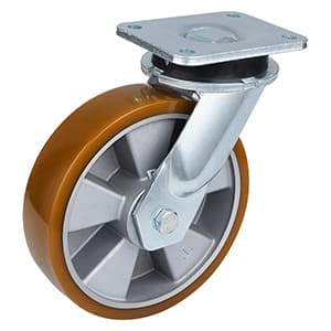 Extra Heavy Load Casting Polyurethane Swivel Castor Wheels with 360 Degree Rotation