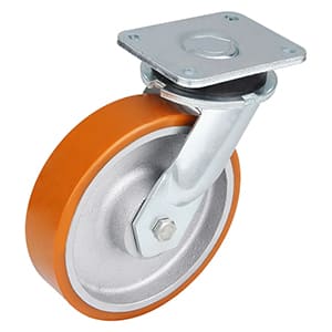Extra Heavy Weight Swivel Castors with Casting Polyurethane Wheel Up to 1300kg