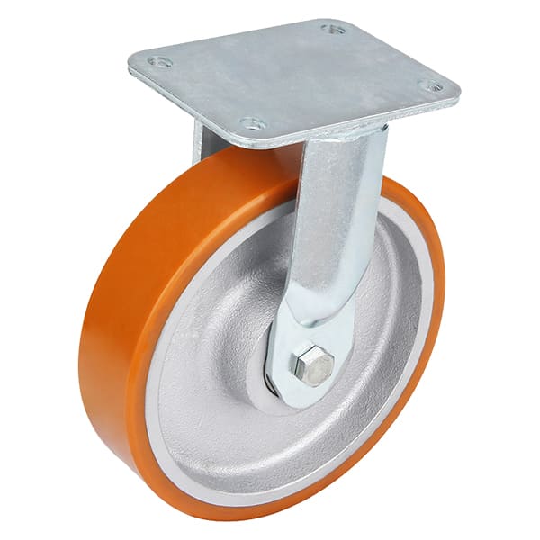 Extra Heavy Weight Rigid Castors with Cast Polyurethane Wheel Up to 1300Kg