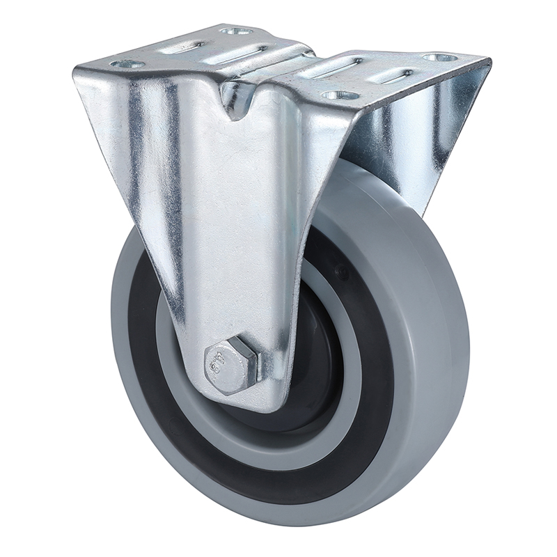 Industrial Grey Polypropylene Sandwich Rigid Castors Industry Leading Export