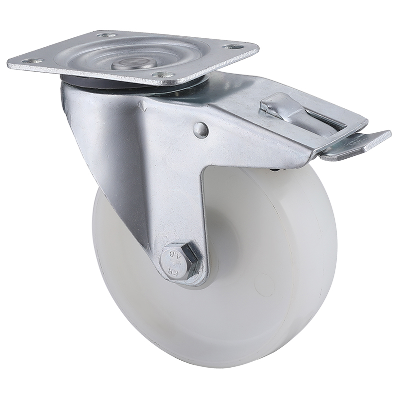 Best Industrial White Polyopylene Castors Total Brake Supplier