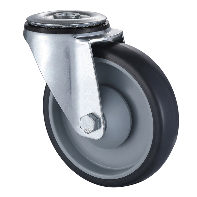 Industrial Grey Thermoplastic Rubber Castors Bolt Hole Manufacturer