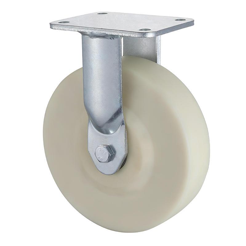 Best Heavy Weight White Casting Nylon Fixed Castors from China Manufacturer