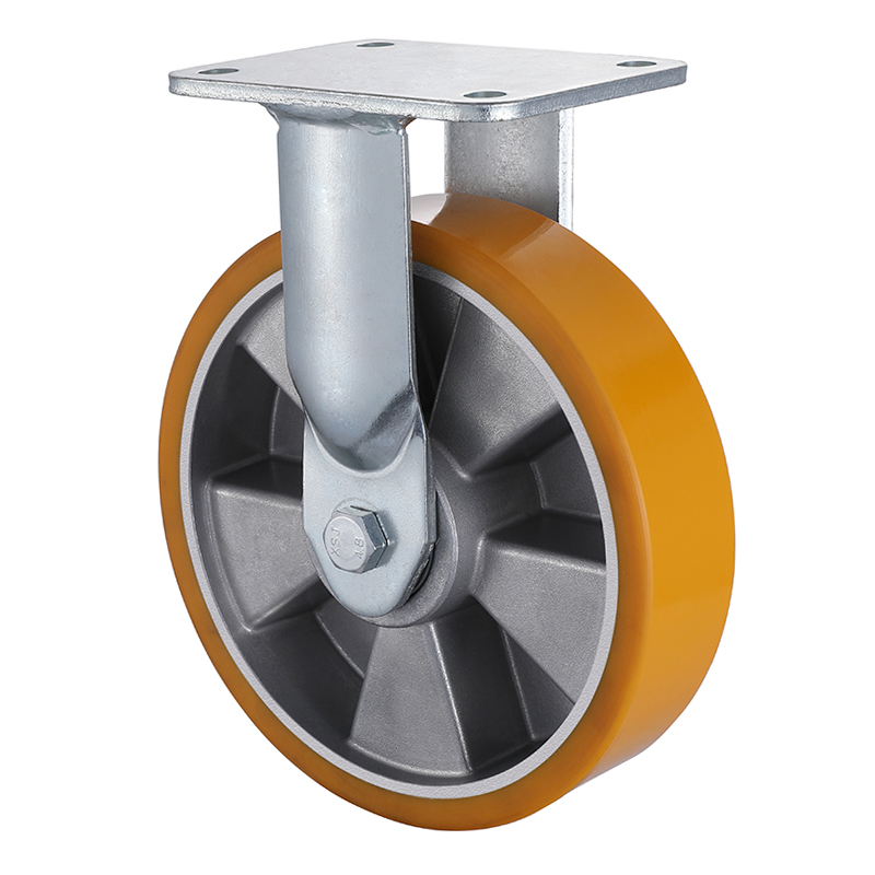 Best Heavy Weight Polyurethane Fixed Castors from Taishan Factory