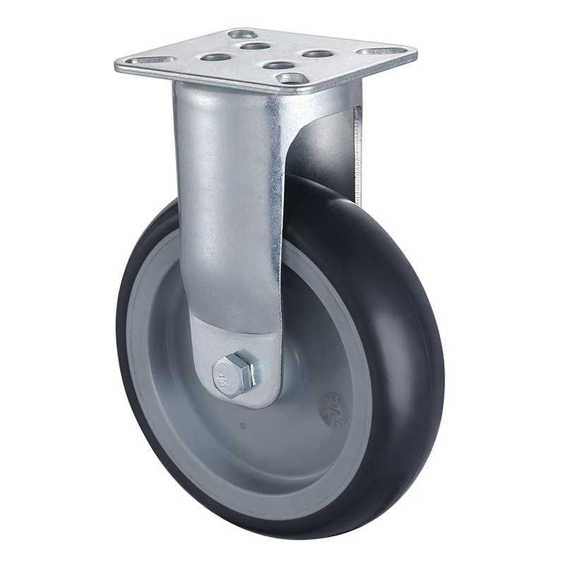 Taishan Manufacturer Fixed Grey Thermoplastic Rubber Institutional Castors