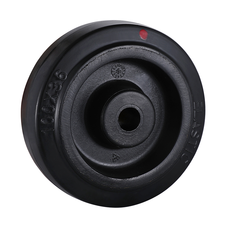 Popular Black Heat Resistant Rubber Wheels from Taishan Supplier