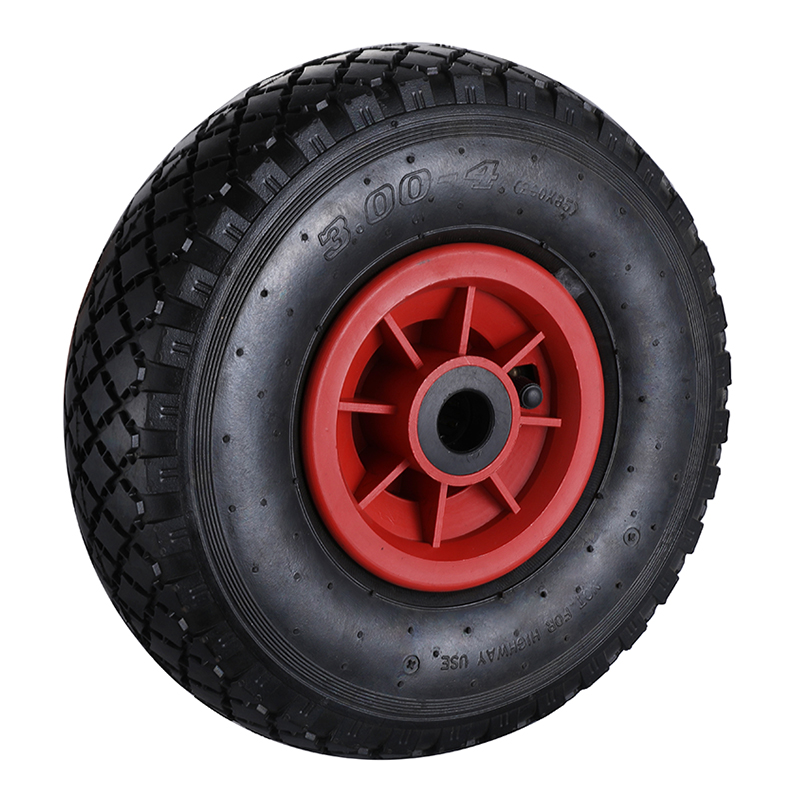 Hight Quality Black Pneumatic Rubber Wheels from Taishan Supplier