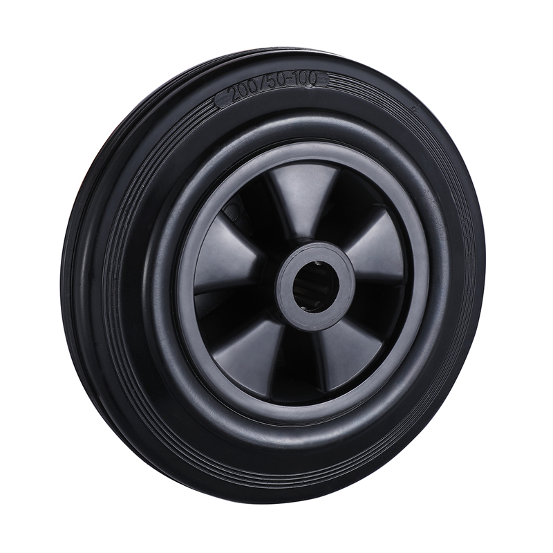 Industry Leading Black Solid Rubber Wheels from Taishan Company