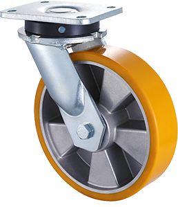 Actual Taishan heavy-duty polyurethane castor with metal hub