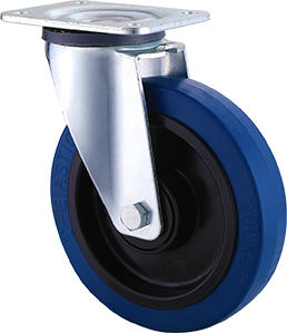 Actual Taishan blue rubber industrial castor