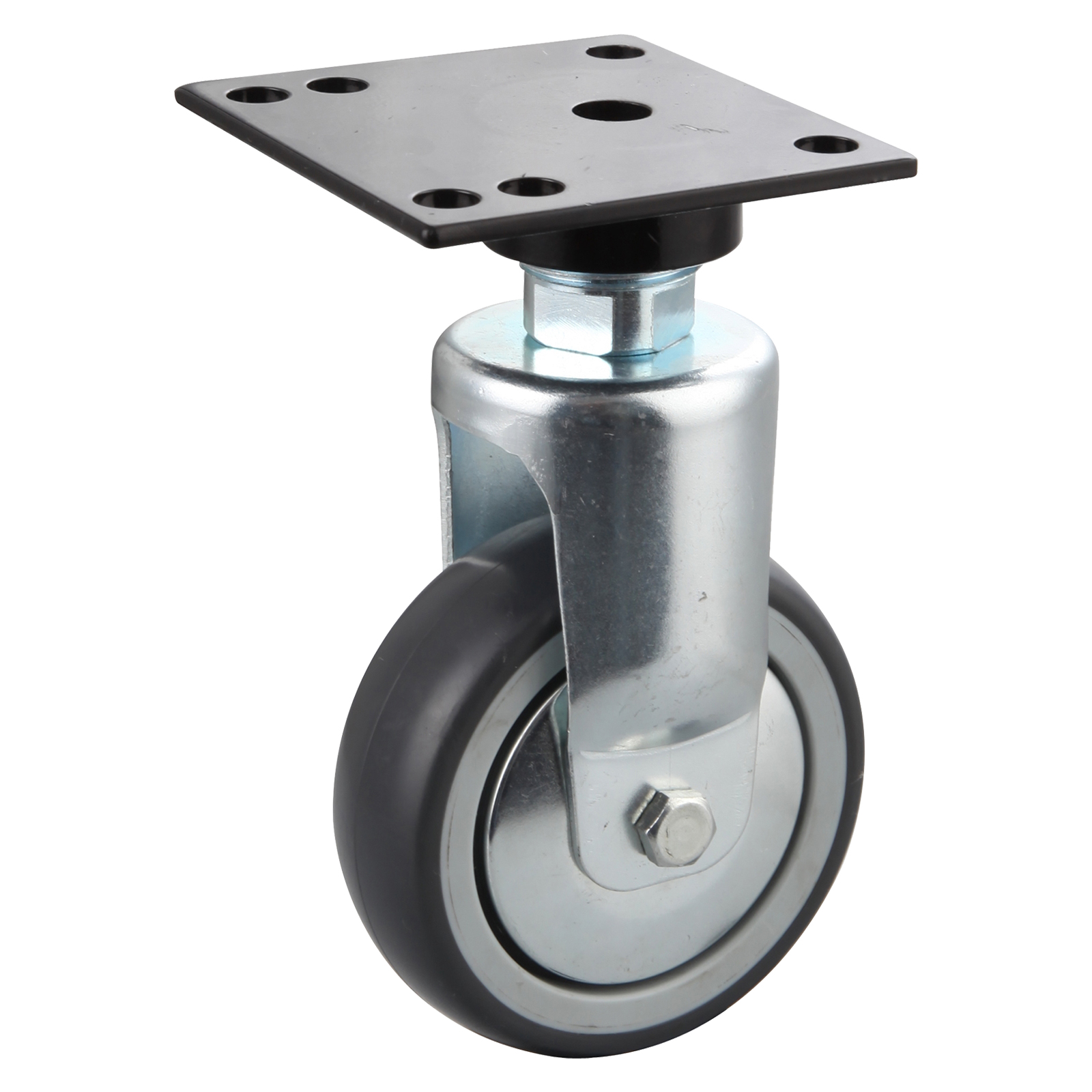 18 Series Institutional Castors with TP Series Thermoplastic Rubber Wheel Fixed Castors