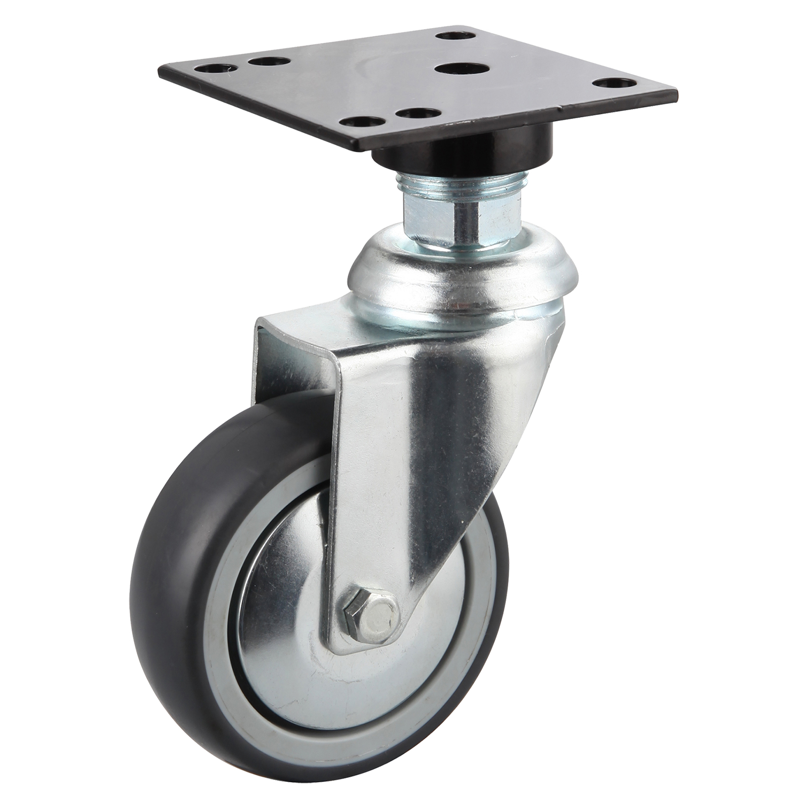 18 Series Institutional Castors with TP Series Thermoplastic Rubber Wheel Swivel Castors