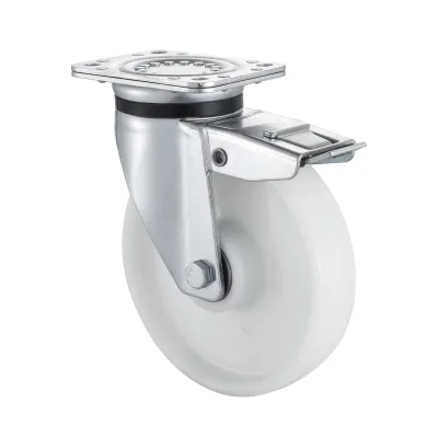 03 Series Heavy Duty Castors with PH Series Polyamide Wheel Swivel Castors with Total Brakes