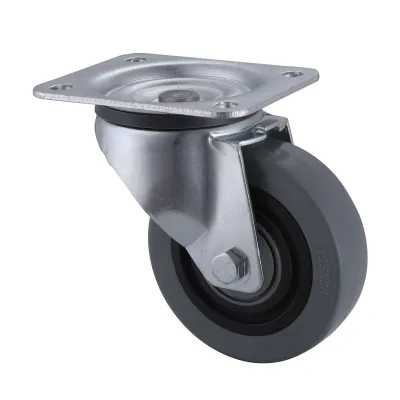 06 Series Industrial Castors with RA Series Grey Polyamide Sandwich Wheel Swivel Castors