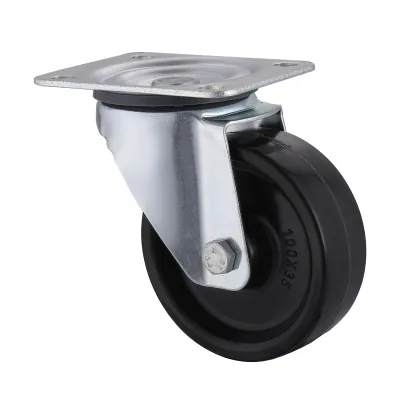 07 Series Heat-Resistant Castors with HP Series Black Heat-Resistant Phenolic Resin Wheel Swivel Castors