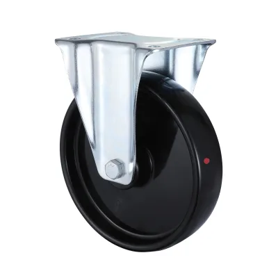 07 Series Heat-Resistant Castors with PA(HR) Series Black Heat-Resistant Polyamide Wheel Fixed Castors