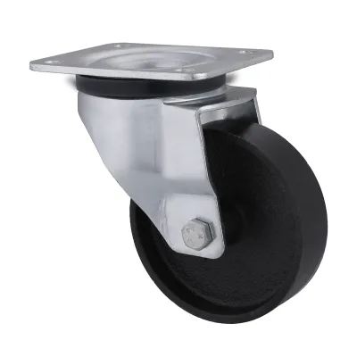 09 Series Heat-Resistant Castors with II Series Black Heat-Resistant Casting Iron Wheel Swivel Castors