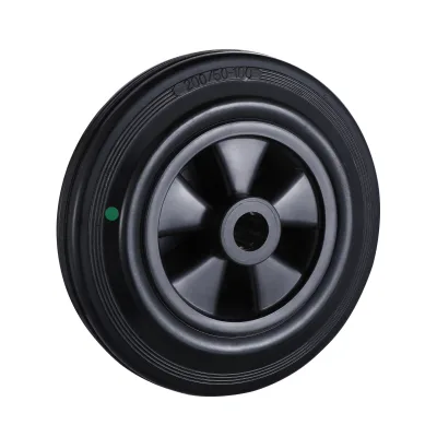 BP(SH) Series Black Super Rubber Wheels Plain Bore Wheels