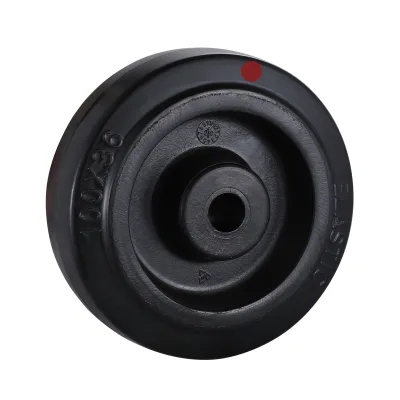 EP(HR) Series Black Heat Resistant Rubber Wheels Plain Bore Wheels