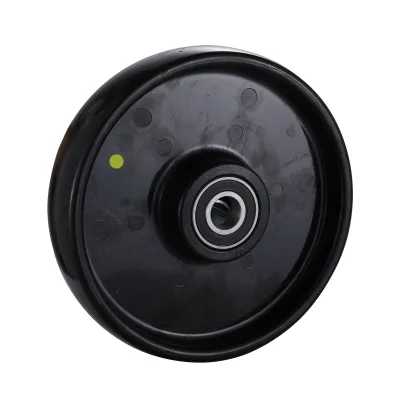 PA(EC) Series Black Electrically Conductive Polyamide Wheels Two Ball Bearing Wheels