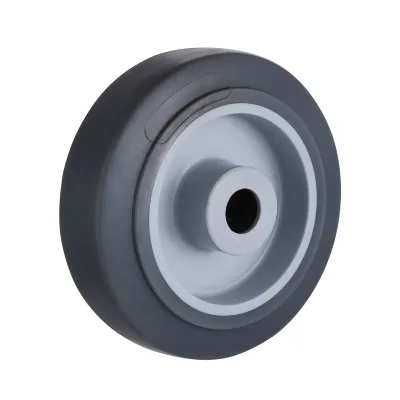 TE Series Grey Thermoplastic Rubber Wheels Roller Bearing Wheels