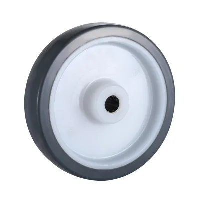 UP Series Grey Thermoplastic Polyurethane Wheels Roller Bearing Wheels