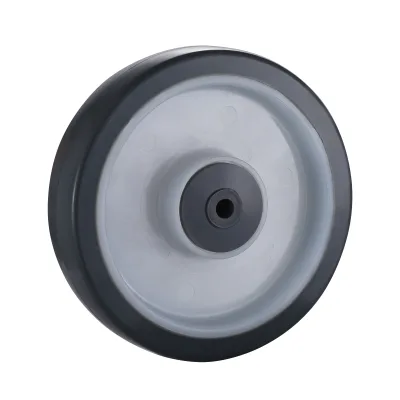 UP Series Grey Thermoplastic Polyurethane Wheels Single Ball Bearing Wheels