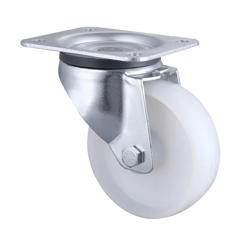 07 Series Industrial Castors with PP Series White Polypropylene Wheel2