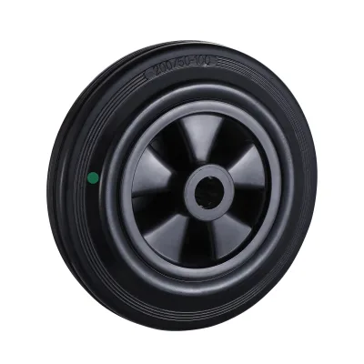 BP(SH) Series Black Super Rubber Wheels Roller Bearing Wheels