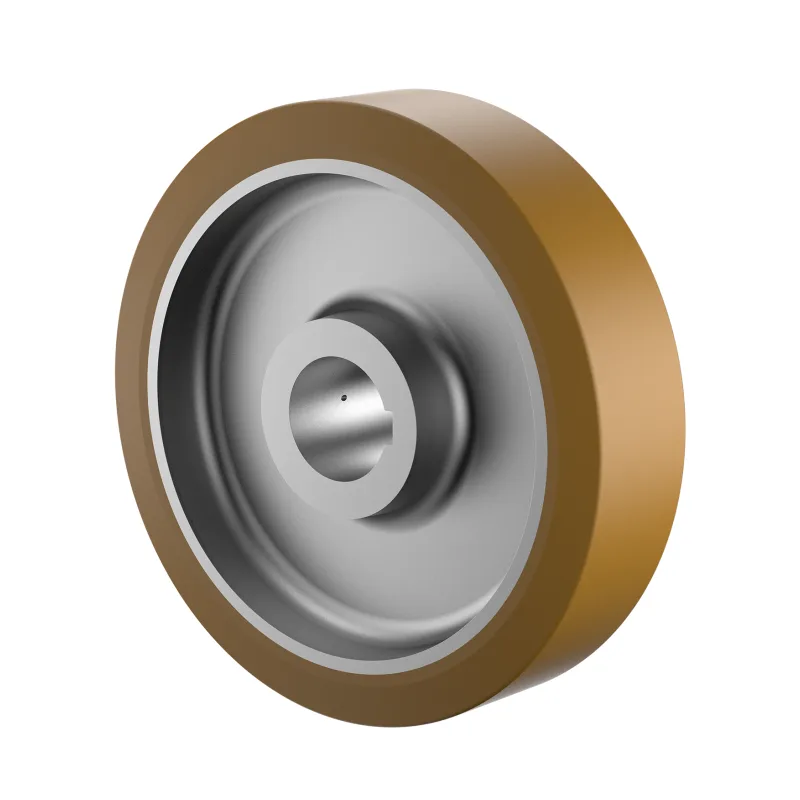 DC Series Yellow Polyurethane Drive Wheels
