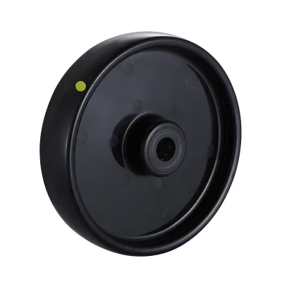 PP(EC) Series Black Electrically Conductive Polypropylene Wheels Roller Bearing Wheels