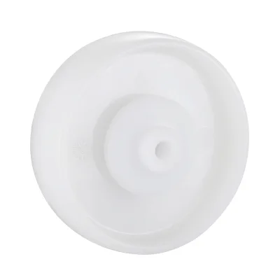 PP Series White Polypropylene Wheels Single Ball Bearing Wheels