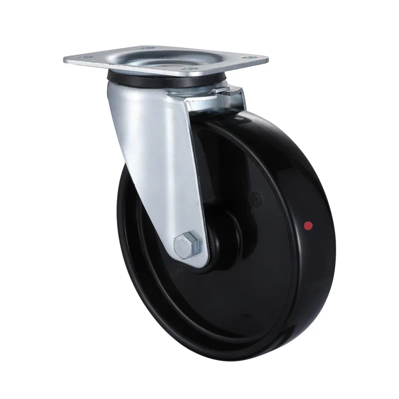 07 Series Heat-Resistant Castors with PA(HR) Series Black Heat-Resistant Polyamide Wheel