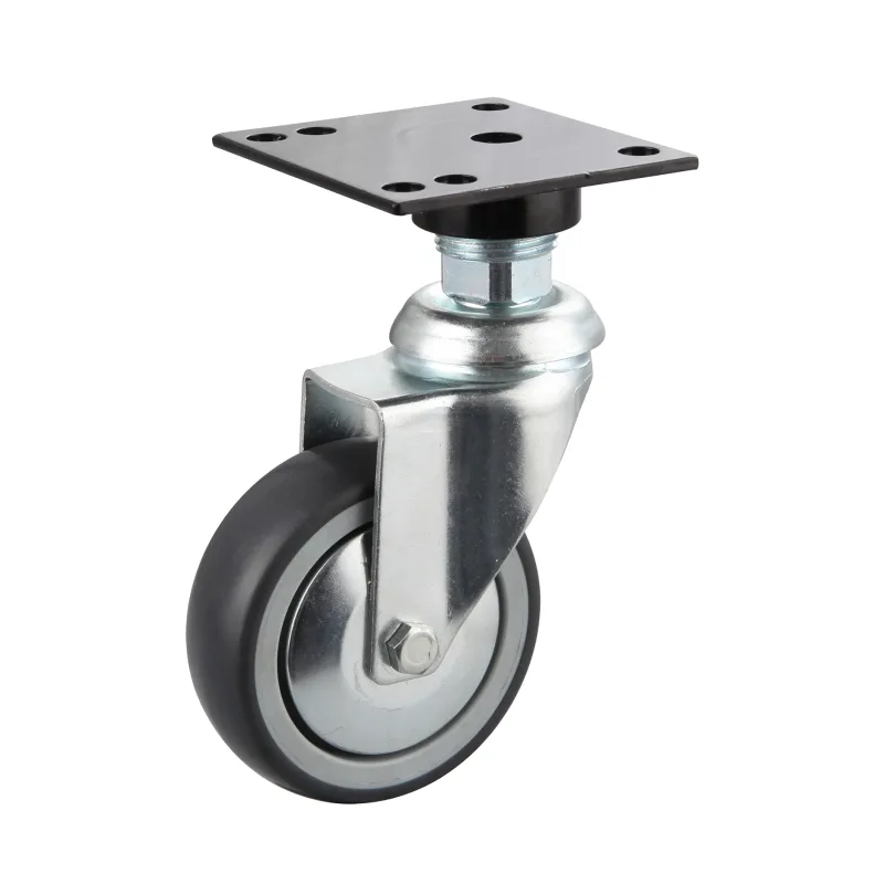 18 Series Institutional Castors with Tp Series Thermoplastic Rubber Wheel
