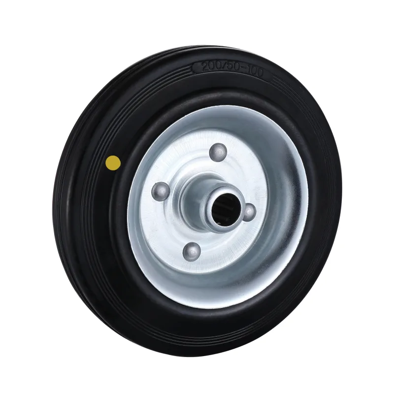 BM(EC) Series Black Electrically Conductive Solid Rubber Wheels