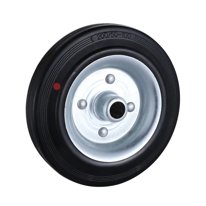 BM(HR) Series Black Heat Resistant Rubber Wheels