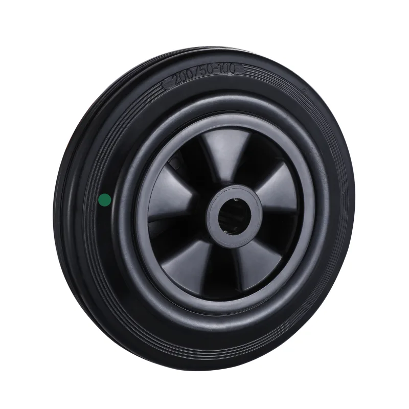 BP(SH) Series Black Super Rubber Wheels