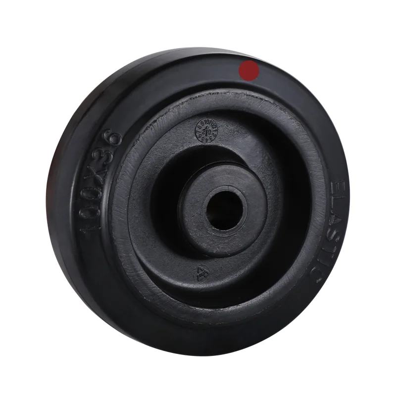 EP(HR) Series Black Heat Resistant Rubber Wheels