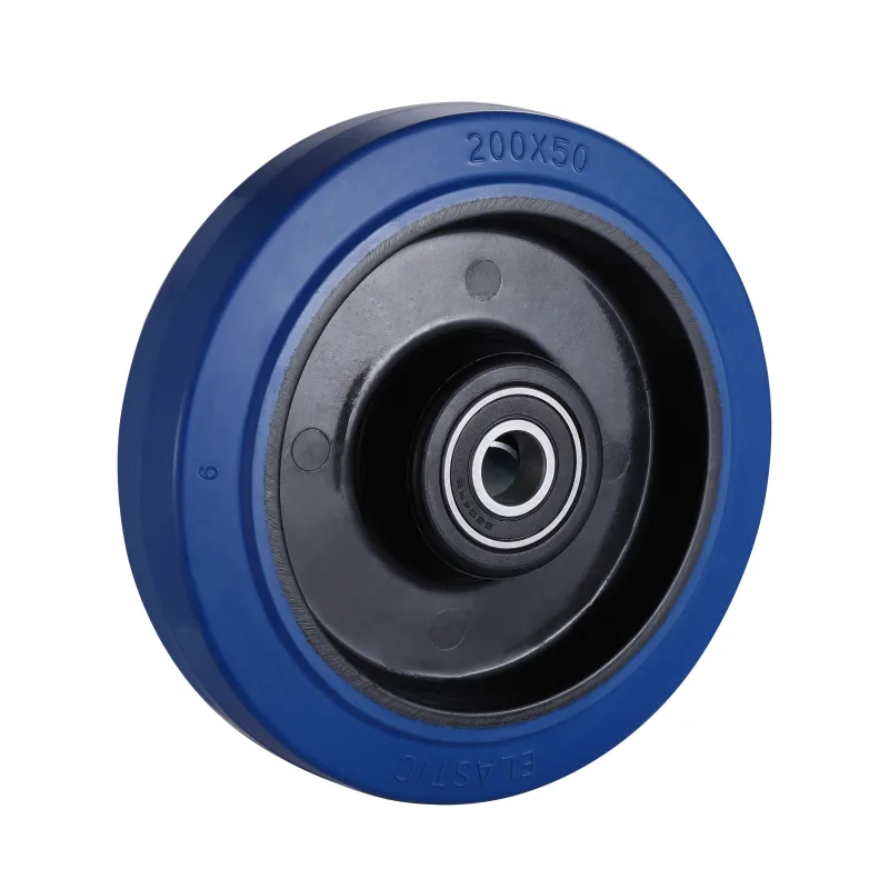 EP Series Blue Elastic Rubber Wheels