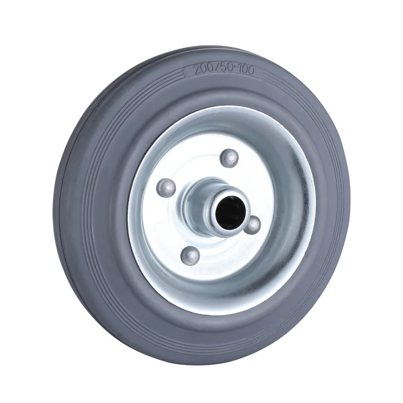GM Series Grey Solid Rubber Wheels