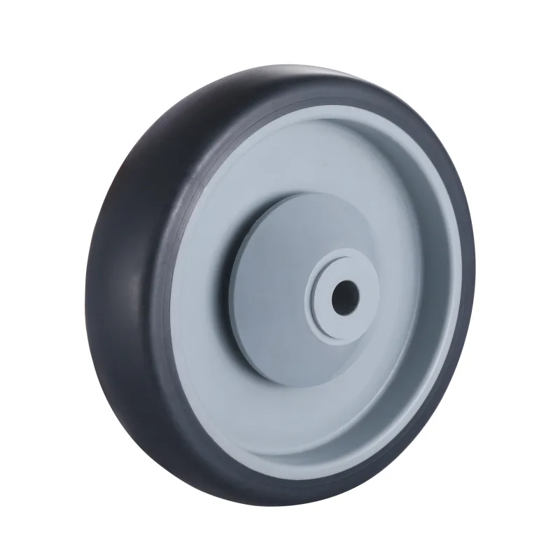 TR Series Grey Thermoplastic Rubber Wheels
