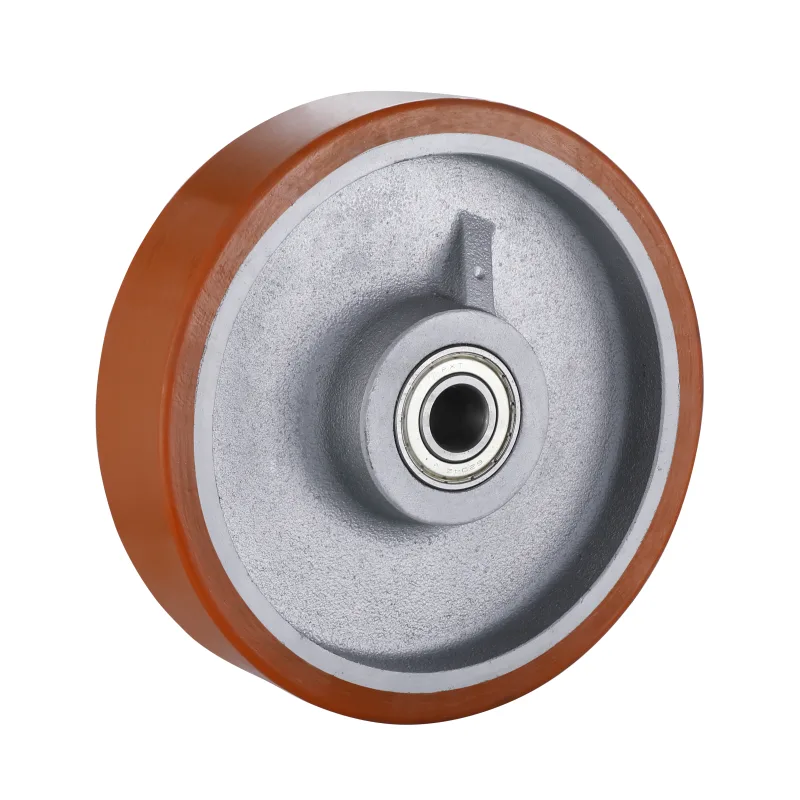 UI Series Yellow Polyurethane Wheels